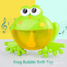 Factory Wholesale Cute Frog Machine Bubble Bath Toys with Music